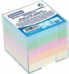 DONAU Cub hartie color cu suport din plastic, 92x92x82mm, 750 file, DONAU (DN-7491001-99)