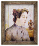 Norand Tablou inramat - Paul Gauguin - Portret De O Tanara Femeie (B_GOLD_178921)
