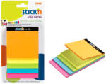 STICK'N Magic cube color, 150 file, Stick"n Magic Steps - 5 culori neon (HO-21423)