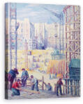 Norand Tablou Canvas - Maximilien Luce - Constructii in Paris, quai de Passy (B159288-4050)