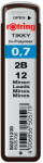 rOtring Mine creion 0, 7mm, 2B, 12 buc/set, ROTRING (RO231230) - roveli