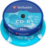 Verbatim CD-R VERBATIM, 52x, 700 MB, 25 bucati/cake (VB0096) - roveli