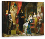 Norand Tablou Canvas - Claude Jacquand - Marie de Medici 1573-1642 Vizitand Studioul Rubens (B39018)