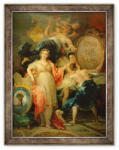 Norand Tablou inramat - Francisco Jose de Goya y Lucientes - Alegorie a orasului Madrid (B_GOLD_193307)