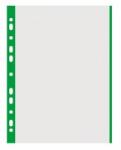 DONAU File protectie A4 cu margine color, 100 buc/set, DONAU - verde (DN-1774100PL-06)