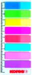 KORES Index autoadeziv 12 x 45 mm, 8 culori x 25 file/culoare, KORES (KO45120)