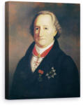 Norand Tablou Canvas - Heinrich Cristoph - Portretul lui Johann Wolfgang von Goethe 1749-1832 Cu Decoratiuni (B85736)
