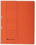 Falken Dosar carton color cu capse, coperta 1/2, portocaliu, Falken (FA0936)