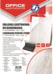 Office Products Coperta carton imitatie piele A4, 250 g/mp, 100 buc/set OFFICE PRODUCTS - alb (OF-20232525-14) - roveli