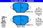 ATE set placute frana, frana disc ATE 13.0460-2635.2 (13.0460-2635.2)