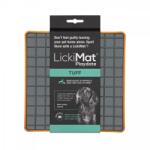 LickiMat LickiMat® Tuff Playdate mat gri + portocaliu