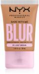 NYX Professional Makeup Bare With Me Blur Tint hidratáló alapozó árnyalat 09 Light Medium 30 ml