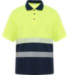 Roly Tricou polo tehnic Hi-Vis Roly Vega, unisex, Bleumarin/Galben Fluorescent, 3XL HV93150655221