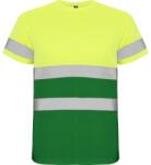 Roly Tricou tehnic Hi-Vis Roly Delta, pentru barbati, Verde Gradina/Galben Fluorescent, S HV93100152221