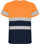 Roly Tricou tehnic Hi-Vis Roly Delta, pentru barbati, Bleumarin/Portocaliu Fluorescent, M HV93100255223