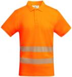 Roly Tricou polo tehnic Hi-Vis Roly Atrio, pentru barbati, Portocaliu Fluorescent, S HV931801223