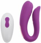 Guilty Toys Vibrator Cuplu Beauty, 9 Moduri Vibratii, Remote Control, Silicon, USB, Mov, Guilty Toys Vibrator