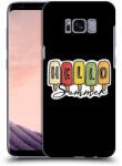 Picasee Husă neagră din silicon pentru Samsung Galaxy S8 G950F - Ice Cream