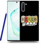 Picasee Husă neagră din silicon pentru Samsung Galaxy Note 10 N970F - Ice Cream