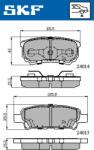 SKF set placute frana, frana disc SKF VKBP 90416 A - automobilus