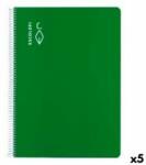 ESCOLOFI Notebook ESCOLOFI Verde Din A4 40 Frunze (5 Unități)
