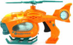  Buborékfújó helikopter - világít és zenél - sárga (BBJ) (01839)