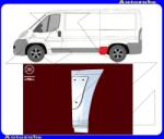 FIAT DUCATO 3 2014.01-2023.12 Hátsó sárvédő első rész bal "rövid kivitel" (tengelytáv: 3000mm) (külső javítólemez) KLOKKERHOLM 2097561
