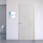ALU SIGN ajtótábla 2 sor, 93 mm alusignFIX