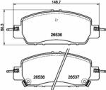 TEXTAR set placute frana, frana disc TEXTAR Q+ 2653601 (2653601)