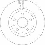 TRW Disc frana TRW DF6575 (DF6575) - automobilus