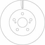 TRW Disc frana TRW DF6734 (DF6734) - automobilus