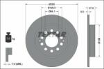 TEXTAR Disc frana TEXTAR PRO 92342703 (92342703)
