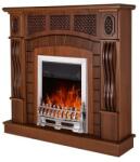Art Flame GALILEO gold & AMSTERDAM 1150x1100x300 mm walnut brown