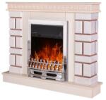 Art Flame GALILEO gold & NAZARI MINI 1080x860x245 mm jasmine white