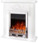 Art Flame GALILEO silver & SORINA 900x900x270 mm white