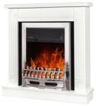 Art Flame GALILEO silver & DONALD 820x865x250 mm white