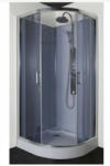 Sanotechnik SAMBA íves hidromasszázs zuhanykabin 90x90x205 cm PC90 (PC90)