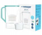 Wessper D3 Slim Aquamax 2, 7 literes vízszűrő kancsó (zöld)