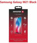 SWISSTEN Full Glue Samsung M215 Galaxy M21 3D üvegfólia - fekete (54501792)