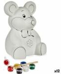 Pincello Piggy Bank pentru vopsit Mouse Ceramică 14, 7 x 20, 8 x 16, 3 cm (12 Unități)