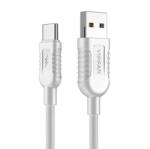 Vipfan USB-USB-C kábel Vipfan X04, 5A, 1.2m (fehér) (X04TC) - mi-one
