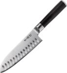 Stellar Cutit santoku Stellar-Taiku, otel X50 CroMov14, 30x4.5x2.5 cm, argintiu negru (HO-IT07)