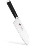 FISSMAN Cutit santoku Fissman-Kensei Musashi, otel damasc 67 straturi, 17 cm, argintiu negru (FI-2571)
