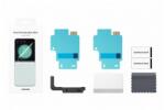 Samsung képernyővédő fólia 2db (törlőkendő, felhelyezést segítő keret, külső kijelzőre) ÁTLÁTSZÓ Samsung Galaxy Z Flip5 5G (SM-F731) (EF-UF731CTEGWW)