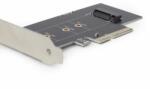 Gembird PEX-M2-01 M. 2 SSD adapter PCI-Express add-on card, with extra low-profile bracket (PEX-M2-01)