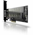 AXAGON PCEM2-D PCIe NVMe+SATA M. 2 Adapter (PCEM2-D) - pcland