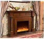 Art Flame FRANKFURT 1500x1160x330 mm walnut brown