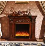 Art Flame MARSEILLE 1200x1020x330 mm walnut brown