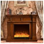 Art Flame Nadejda 1200x1020x330 mm walnut brown