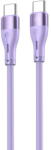 Tellur Silicone Type-C to Type-C Cable PD60W 1m Purple (T-MLX49831) - vexio